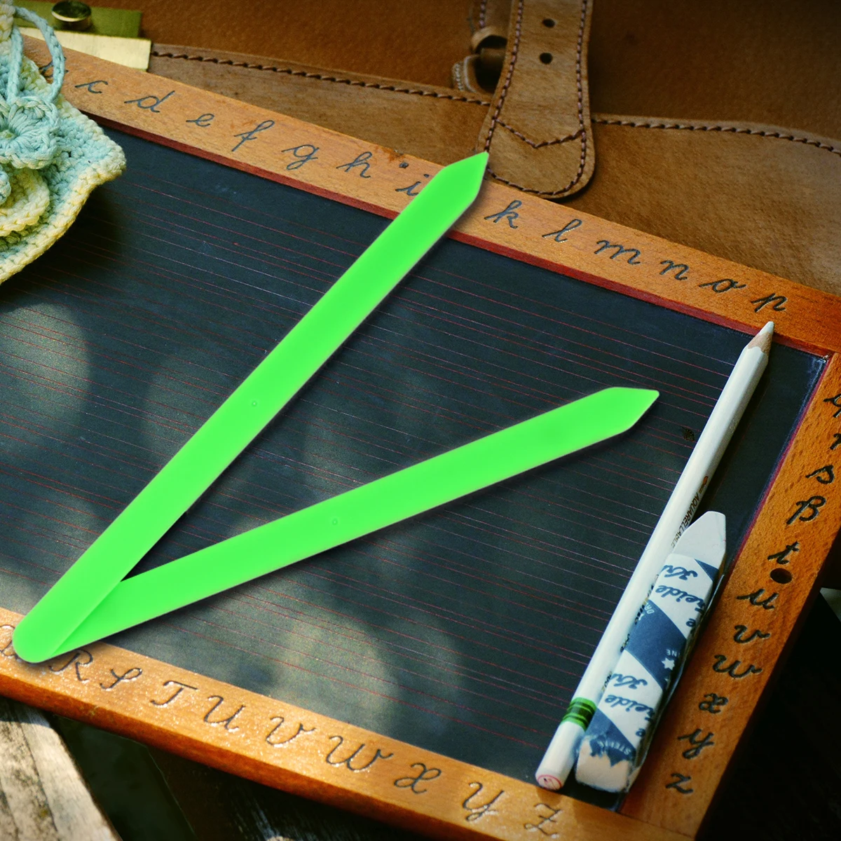 

2 Pcs Magnetic Teaching Aids Blackboard Angle Demonstrator Pointer School Mathematics Child