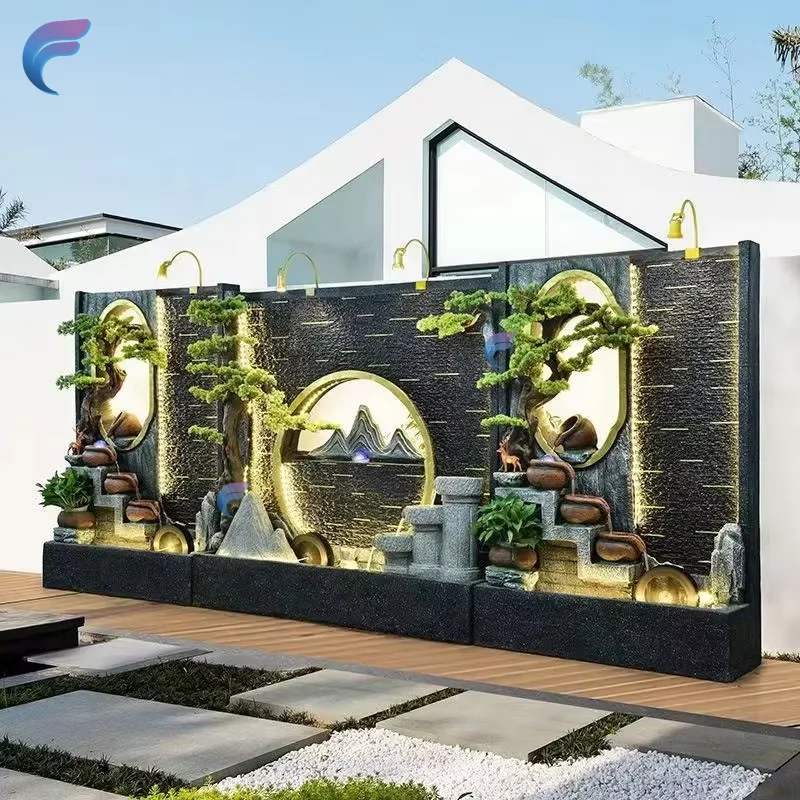 Customization.BF5029 Outdoor Wall Fountain Waterfall Landscaping and Decorative Fountains