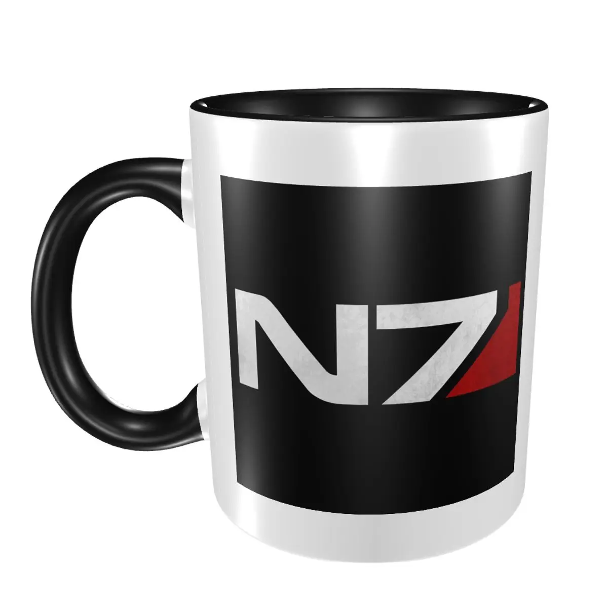 Mass Effect N7 Mug Funny Ceramic Coffee Cups Tea Mugs Milk Cup Drinkware Gifts for Friends