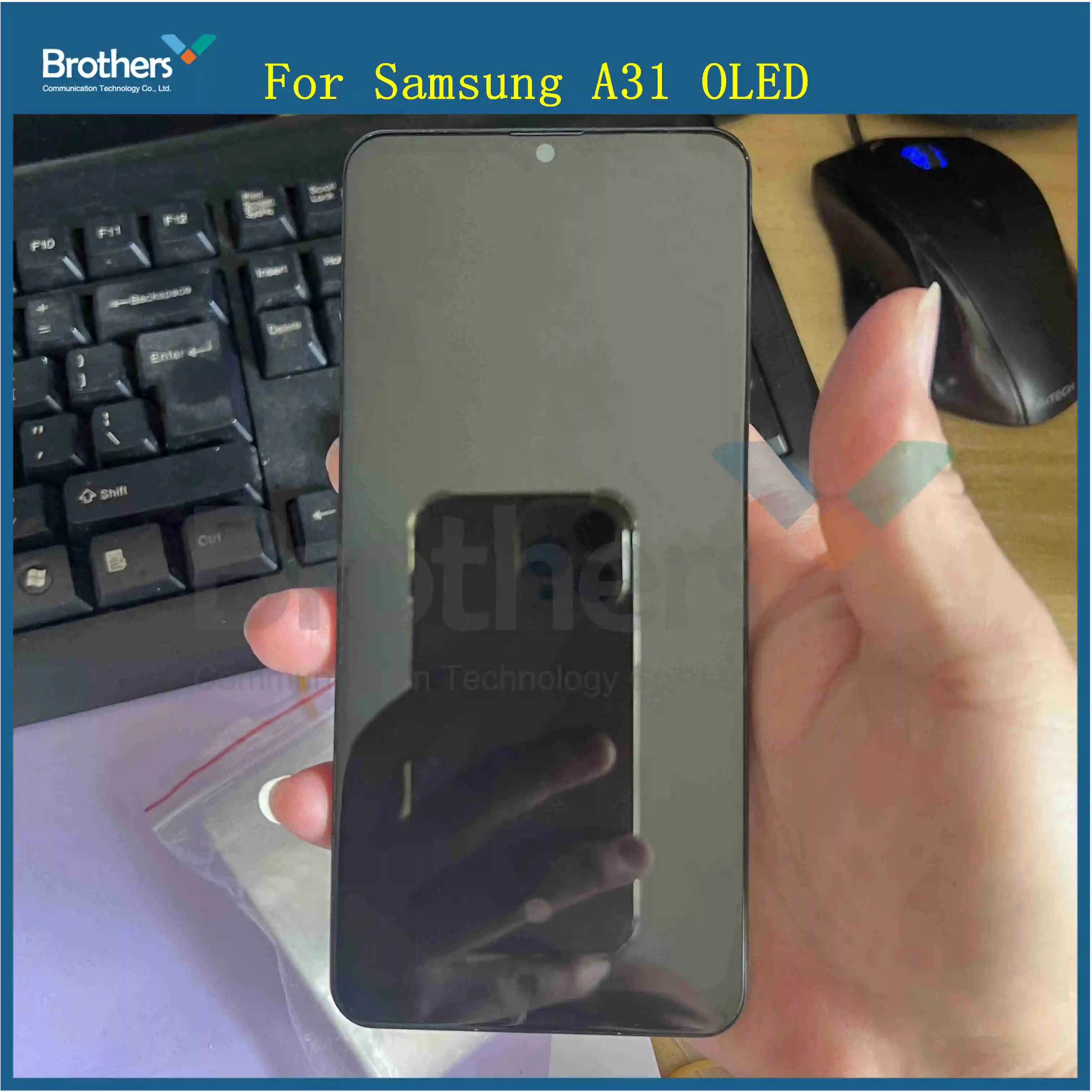 Super AMOLED For SAMSUNG A31 A315 LCD Display With Touch Screen Digitizer Assembly For Samsung SM-A315F A315F/DS A315G