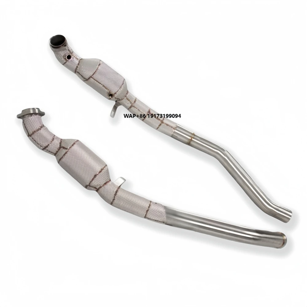 

Sport Exhaust Downpipe for ML63 W164 2007-2012 Car Performance Exhaust Pipe Catalytic Converter Power Upgrade