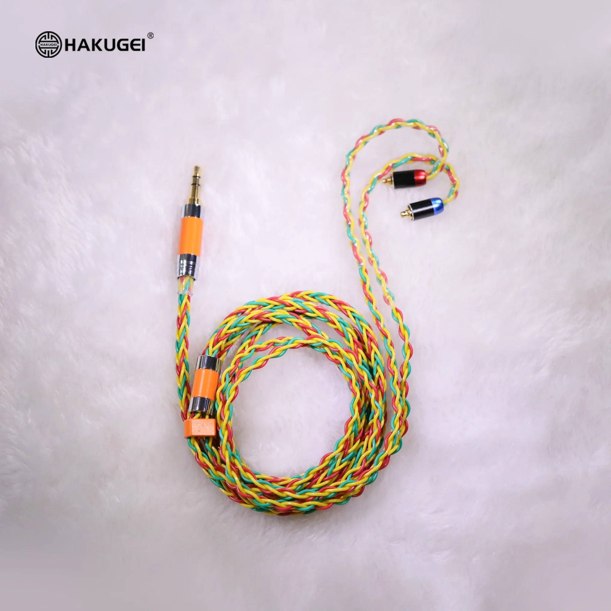 HAKUGEI رائحة الأرز. كابل سماعة أذن عالي النقاء OFC hifi 3.5 4.4 mmcx 0.78 qdc لتقوم بها بنفسك