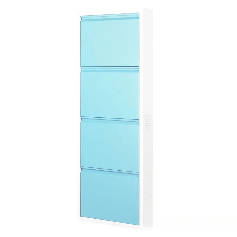 

European and American, simple, steel, tipping bucket, shoe cabinet, wall-mounted, suspended, narrow shoe cabinet