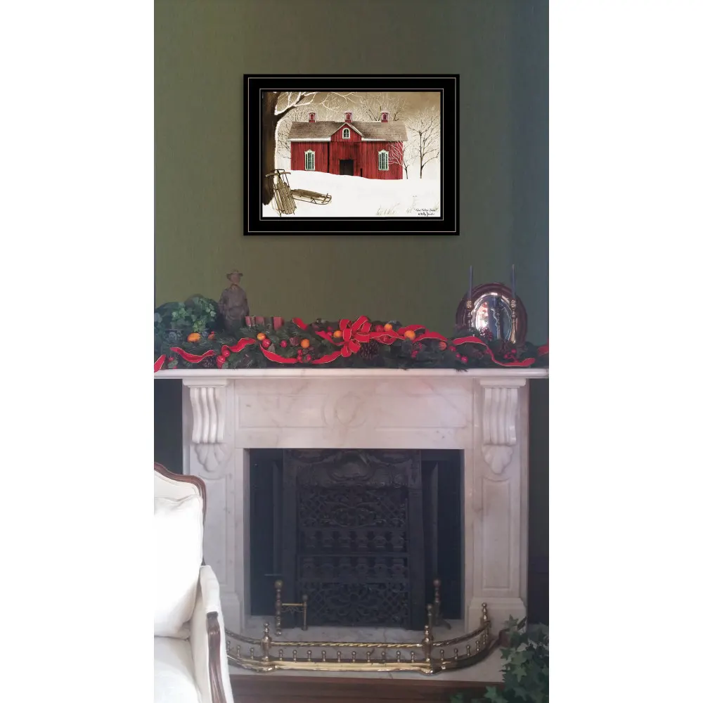 ثلج ساقط جديد من بيلي جاكوبس طباعة مؤطرة باللون الأسود جاهز للتعليق فن جداري حديث مصنوع يدويًا مقاوم للبهتان كهدية ديكور منزلي