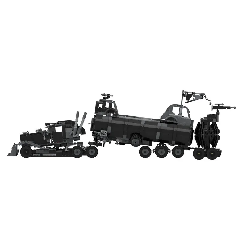 

2026 New Black Truck Small Particle Building Block Model 1204pcs Toy Boy Gift Ornament Set