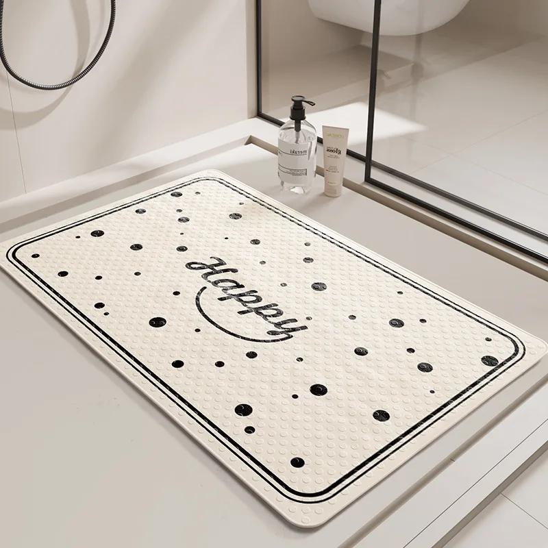 JFLEGAL Simple Shower Room Bathroom Anti-slip Mat Hotel Pvc Bath Massage Mat Children\'s Anti-drop Suction Cup Floor Mat