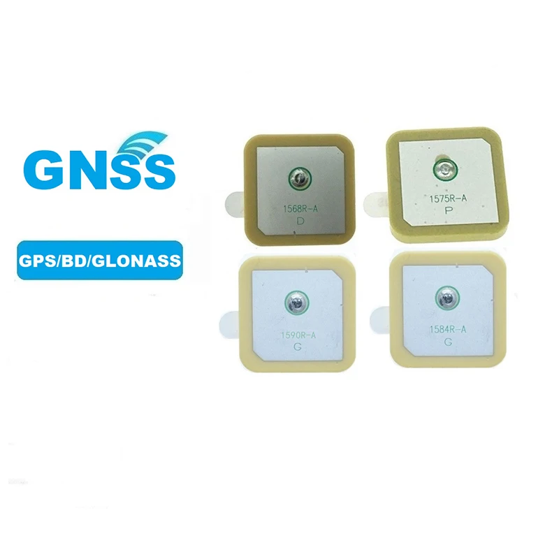 10PCS GPS BD GLONASS 1575.42MHz Passive Ceramic Patch Antenna 25*25*4mm GNSS Multi Frequency High Gain