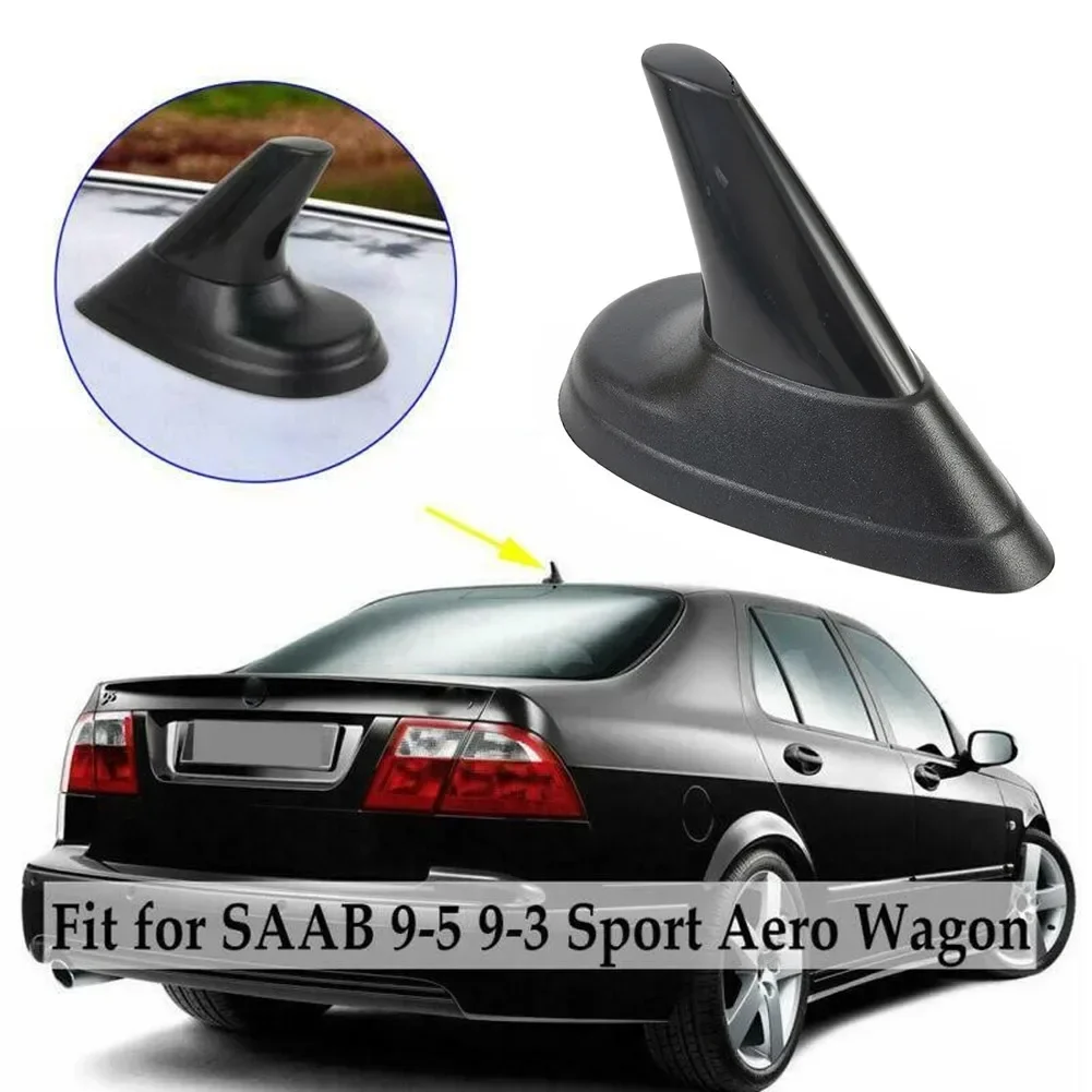 

1PCS ABS Plastic Black Look Fin Aerial Dummy Antenna Fit For AERO-SAAB 9-3 9-5 93 95 Exterior Car Accessories Hight Quailtly