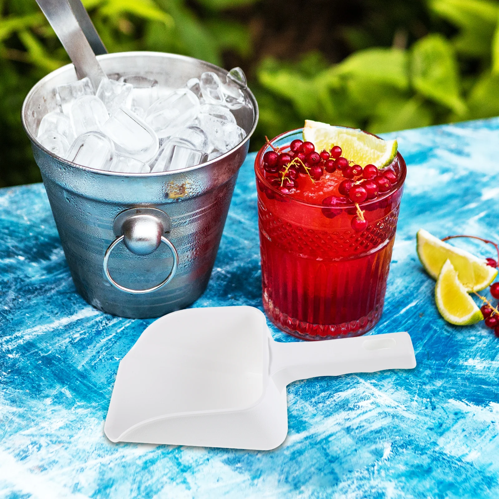 

1 Set Hook Ergonomic Handle Home Hotel Restaurant Plastic Freezer Multifunctional Stirring Drinks Cube Remover Kitchen