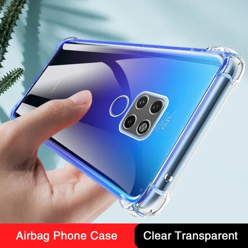 

Luxury Soft Phone Case for Huawei Mate20 Mate 20 Pro Lite X 20Pro 20Lite 20X 5G Airbag Shockproof Silicone Back Cover Slim Funda