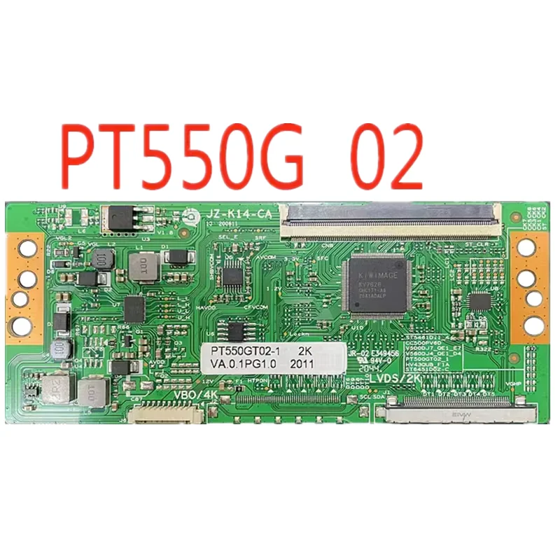 Free shipping! PT550GT02-1  Logic board  4K or   2K  LVDS  single port 96PIN   working   good