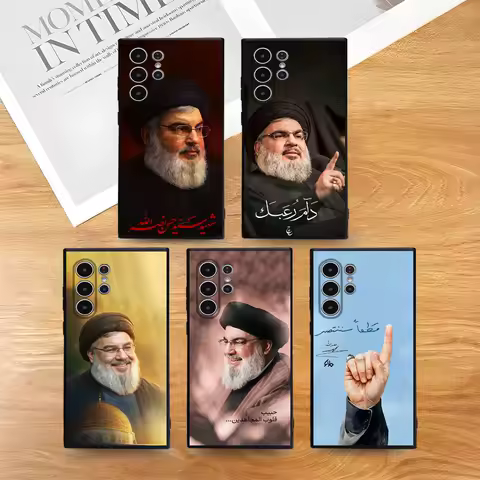 Lebanon Hassan Nasrallah Phone Case Skin-Friendly Soft TPU Case Compatible With Samsung S21/S22/S23/S24/S25 FE/Plus/Ultra