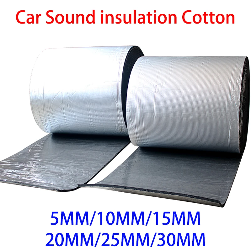 5/10/15/20/25/30mm Thick * 50 * 100cm Car Engine Hood Door Sound Insulation Heat Insulation And Moisture-Proof Pad