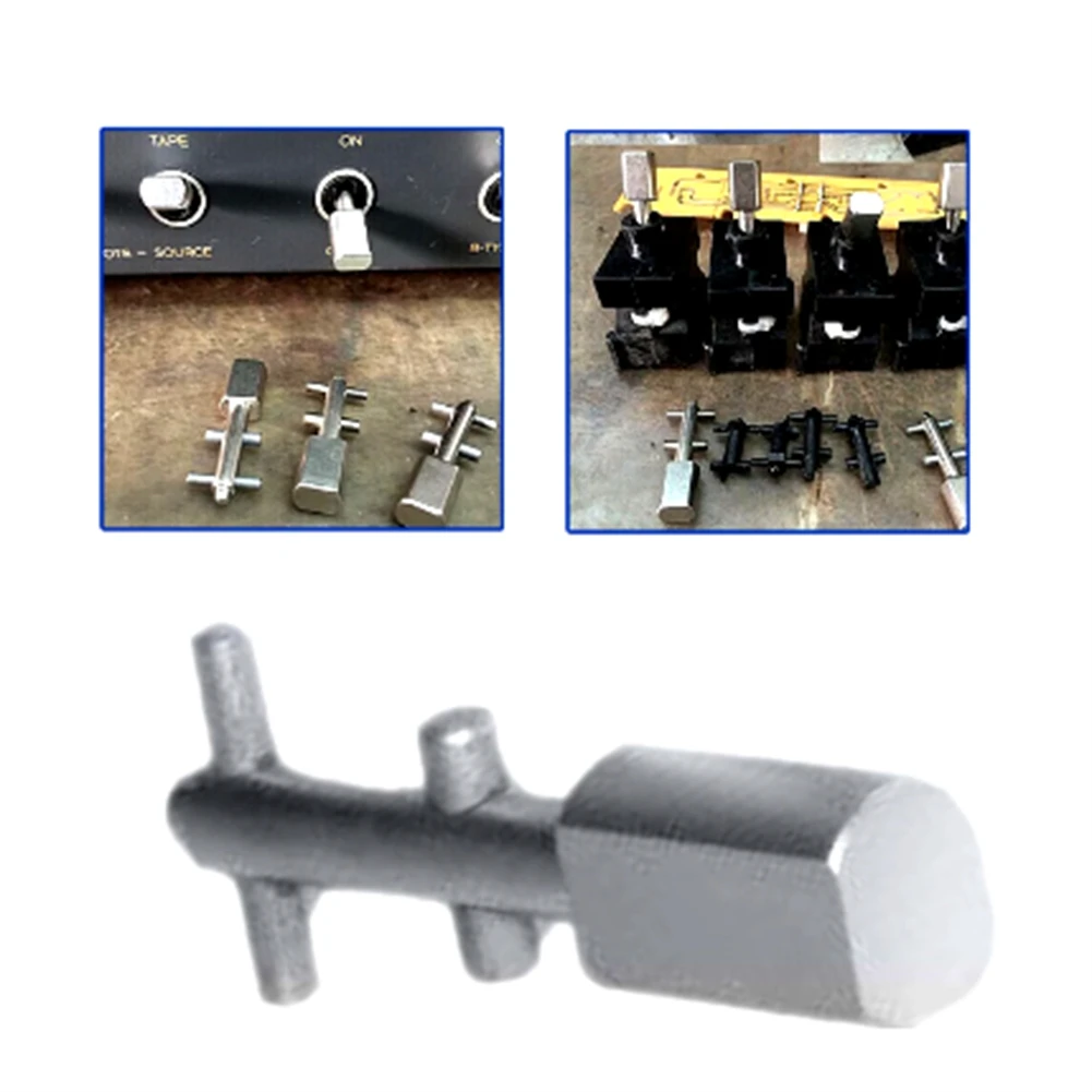 Toggle Switch com Botão, Matt Chrome, Rocker, Handle Parts, Lever Opener, Revox B77 B710 STUDER A710 PR99