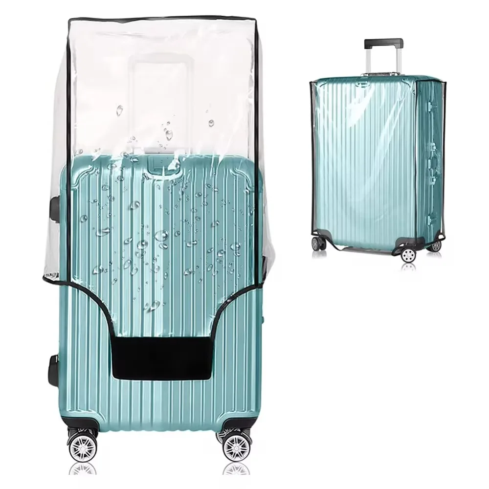 New Travel Luggage Protector Case 18-30inch Transparent Baggage Cover Dust Cover Durable Suitcase Protective Cover