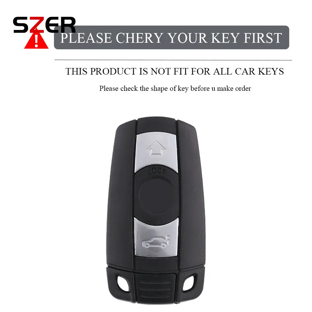 NEW TPU Car Key Case Cover Fob For BMW E60 E61 E70 E81 E87 E90 E91 E92 X1 X5 X3 1 3 5 6 Series Z4 Protector Keychain Accessories