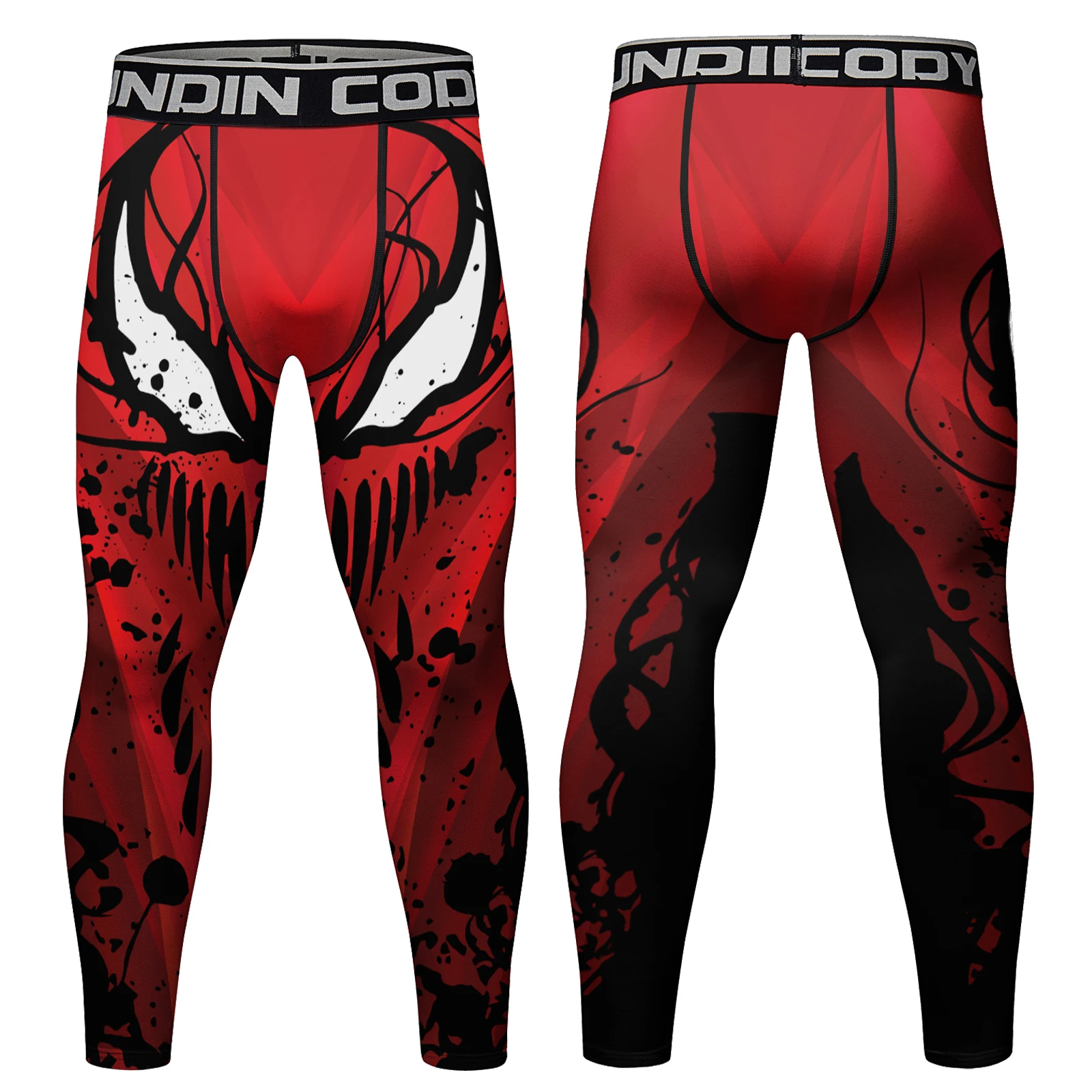 Cody Lundin Men Sublimation Compression BJJ Jiu Jitsu MAA Legging Anti-Shrink Training Tights Fitness Gym Jogging Exercise Pant