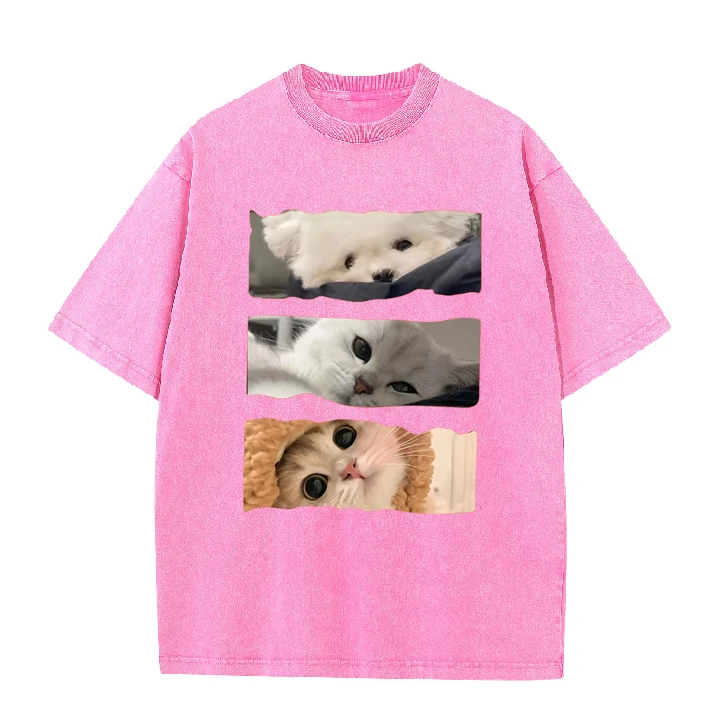 

Custom DIY Photo T Shirt Men Women Personalized Pet Image Creative Printed Tee 100% Cotton Summer Casual Couple Short Sleeve Top