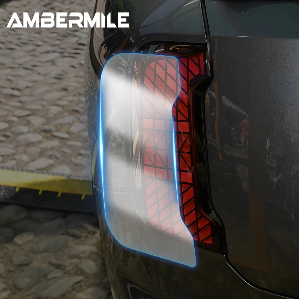 Headlight Film for Mini Cooper Countryman U25 2024 2025 Smoked Clear Front Tail Rear Lamp TPU Sticker Anti-scratch Protection