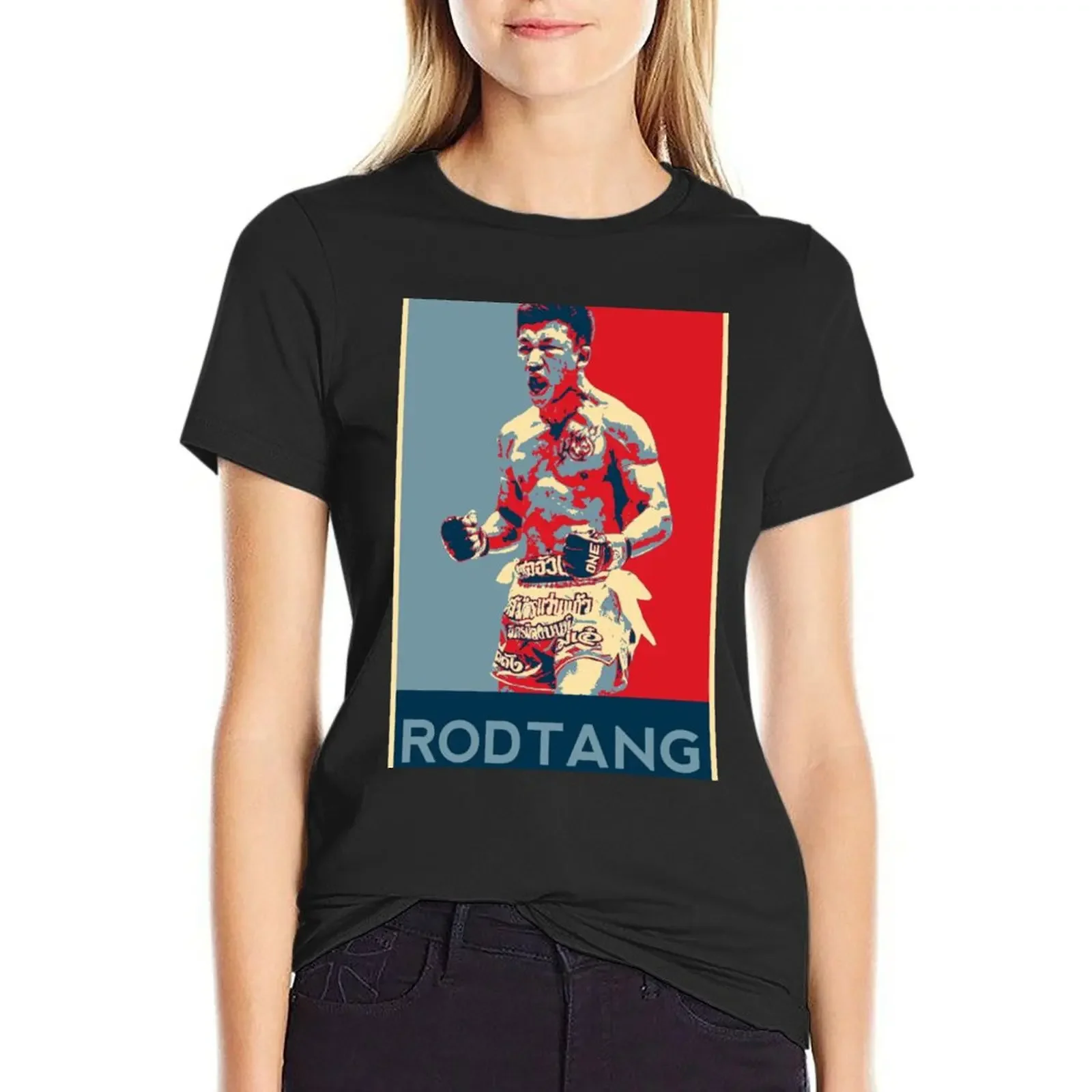 

Rodtang T-Shirt tops Short sleeve tee customizeds customs design your own white t-shirts for Women