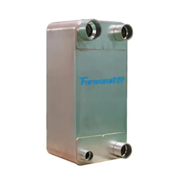 Economizer Efficient SS316 Plate Heat Exchangers FHC120T Water To Water Heat Exchange 6 Connections 530*250 Plate CE UL PED