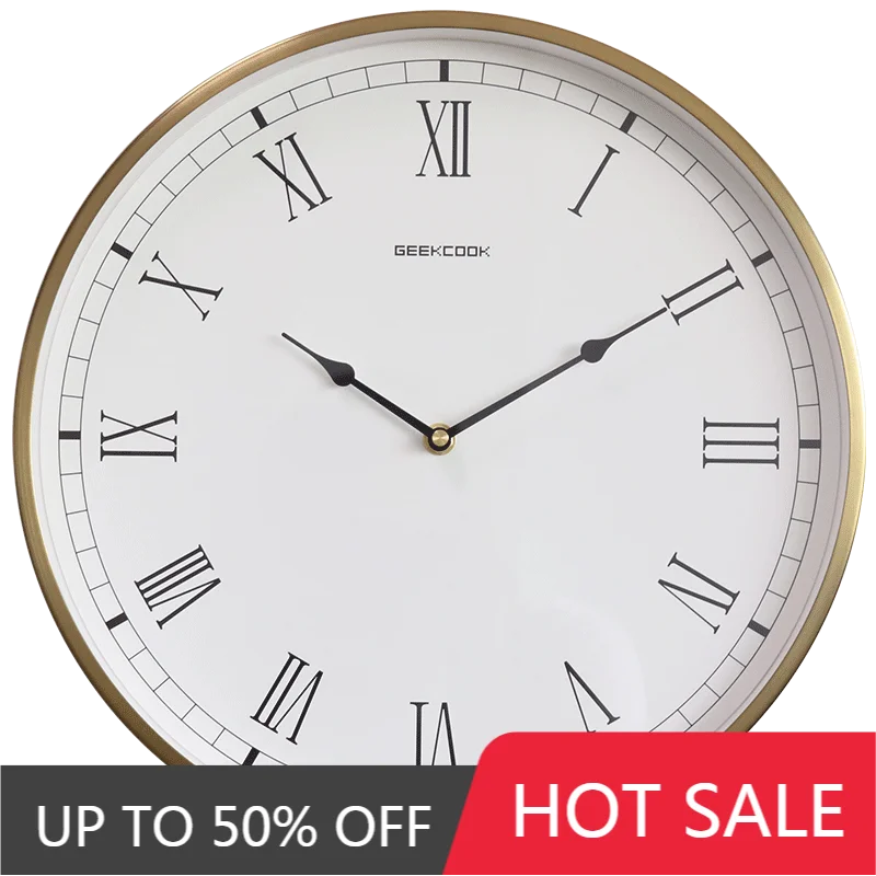 Large Luxury Gold Wall Clock Modern Silent Living Room Home Watch Clock Mechanism Report Punctually Zegar Scienny Gift FZ595