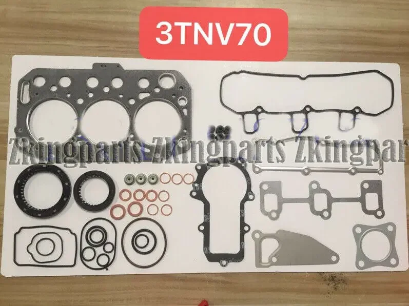 

New STD Full Gasket Kit Set Fit for Yanmar 3TNV70 Engine With Cylinder Head Gasket