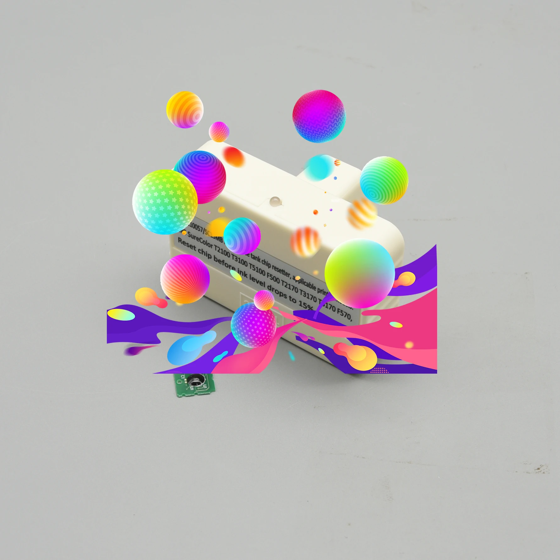 

SC13MB S210057 Maintenance Ink Tank Chip resetter for Epson T2100 T3100 T5100 T2170 T3170 T5170 T3170 F570 F571 F500 Printer