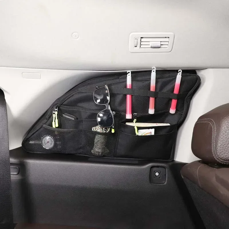 

For Mercedes Benz GLS Class X167 2020-24 Oxford Cloth Car Trunk Sides Window Storage Bag Cargo Tools Tidying Package Accessories