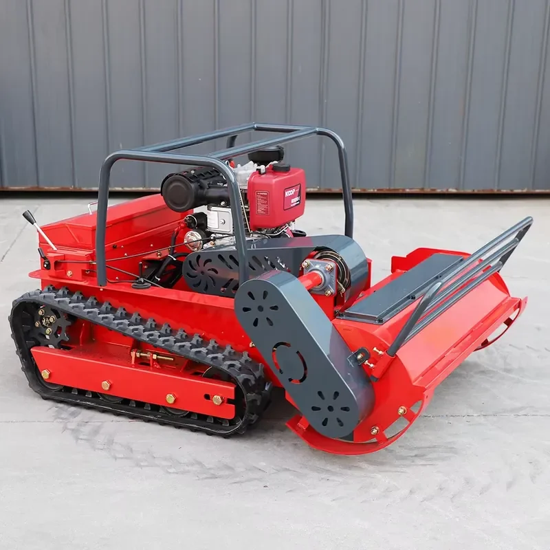 China Infront Factory Price Self Propelled Automatic Remote Control Lawn Mower 800MM Slope Garden Industry