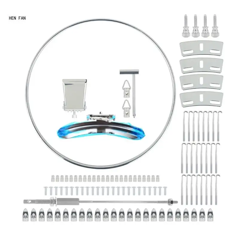 Banjo Repair Kits Banjo Hooks Nut Tension Hoop Banjo Maintenance Accessories M89D