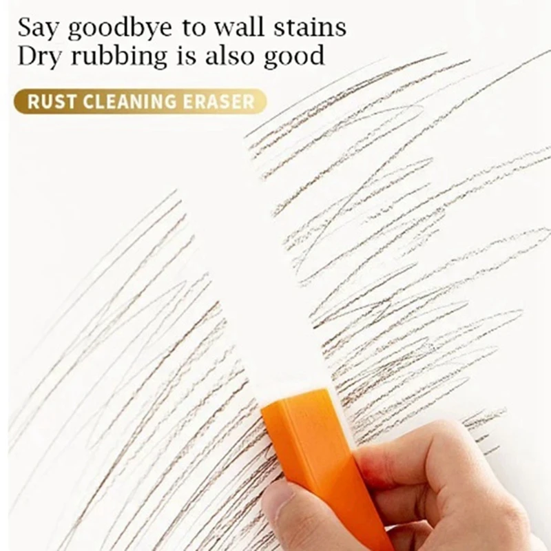 Easy Limescale Eraser Bathroom Glass Rust Remover Rubber Household Kitchen Cleaning Tools Kitchen Scale And Rust Brush Durable