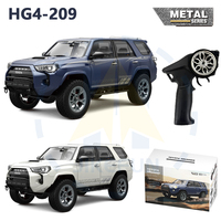 HG4-209 1/18 RC Car 4WD Remote Control Off-Road Climbing Simulation Sound System Model with LED Light Vehicle Toy