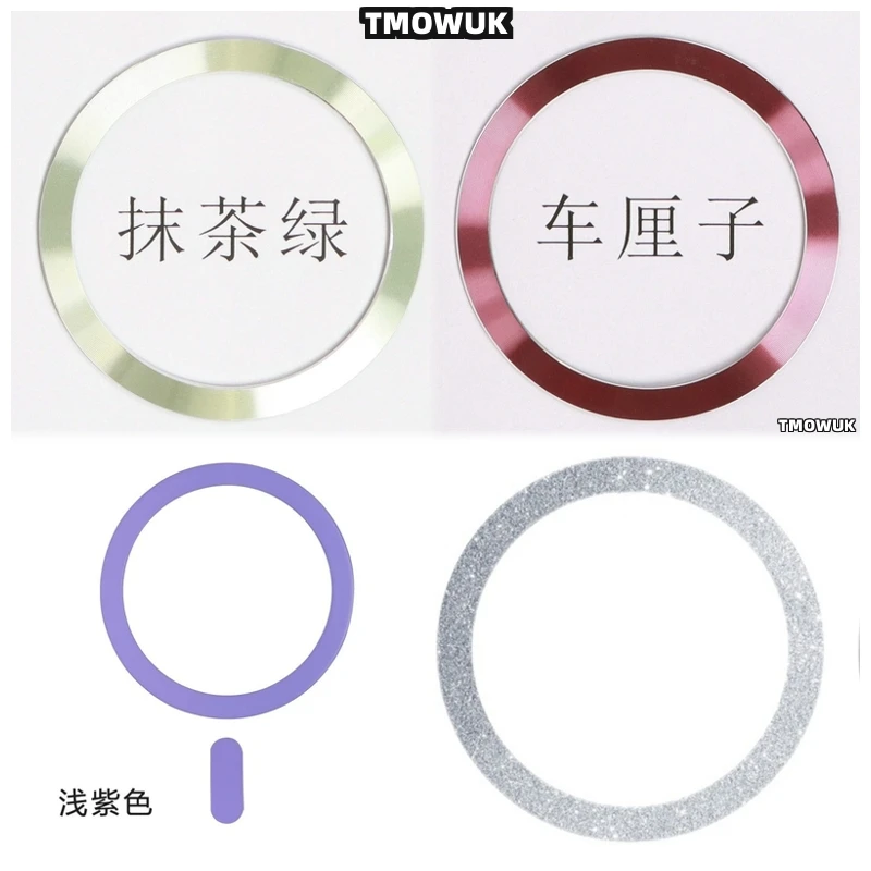 

For HUAWEI Mate 30 40 50 60 70 X3 X5 P40 P30 Pro RS Nova 9 For Magsafe Wireless Charging Metal Plate Ring Sticker For Charging S