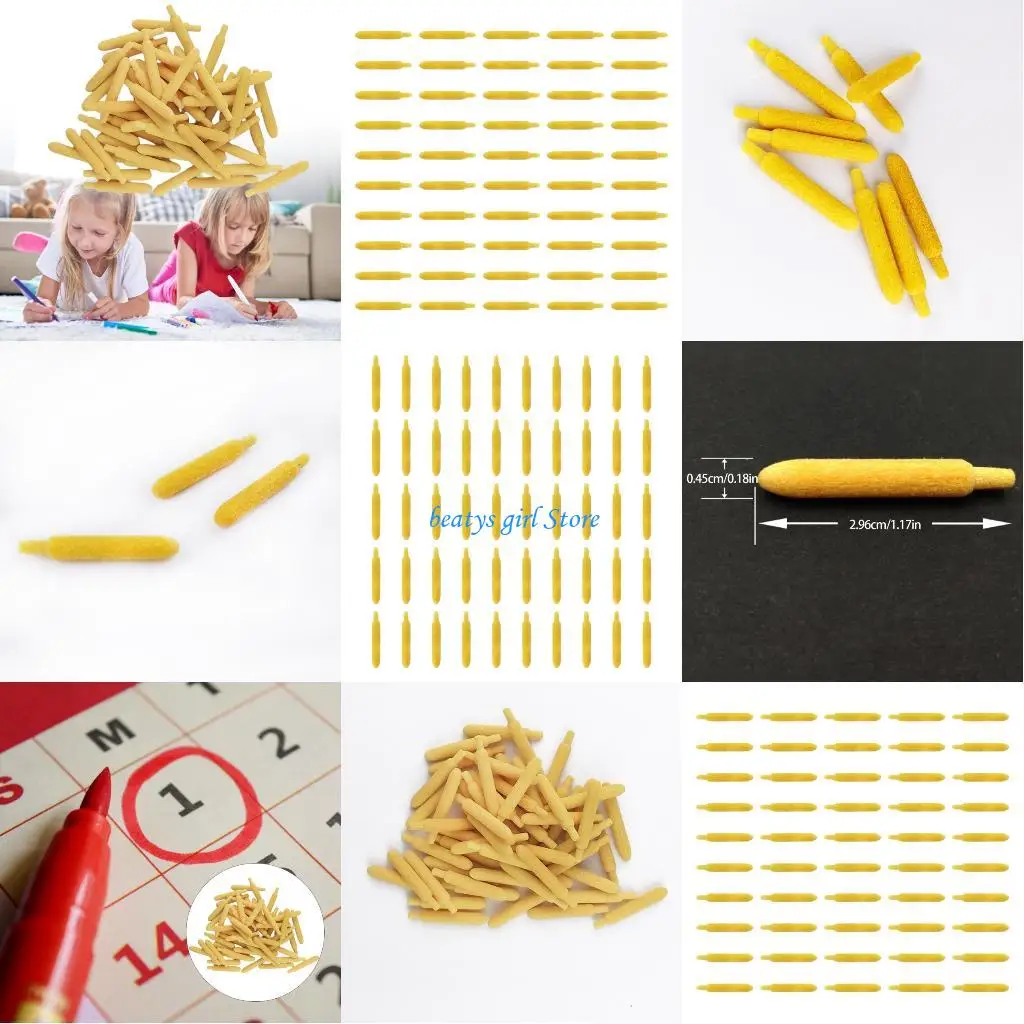 

C7AB 50 шт. сменные наконечники для акриловых ручек для офиса, школы, художественного ремесла