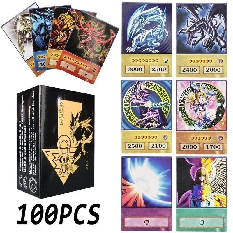 Bandai Yu-Gi-Oh DIY Cards, 100-Piece Duel Monster Set, Blue-Eyes & Exodia, Anime Collector Gift Officially Licensed Gift