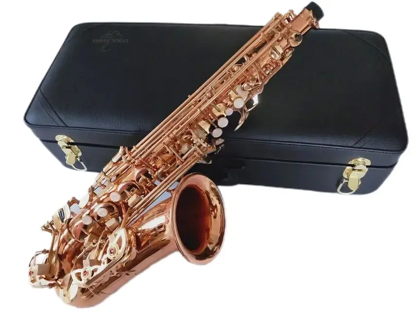 New Arrival Alto Sax Musical Instrument E-flat A-992 Golden Key Alto Sax Professional