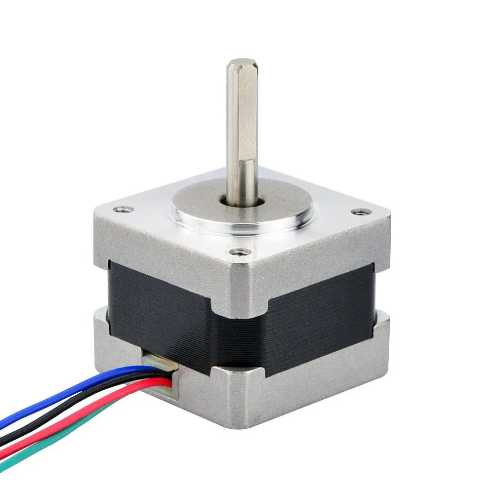 Nema 14 Bipolar Stepper Motor 11Ncm/15.6oz.in 0.9deg(400 steps/rev) 0.4A 35x28mm Nema14 Stepper 4-lead DIY CNC 3D Printer