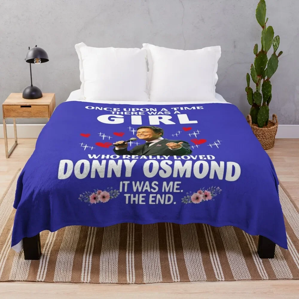 Girl who love donny osmond Throw Blanket Camping Baby Furrys Cute Blankets