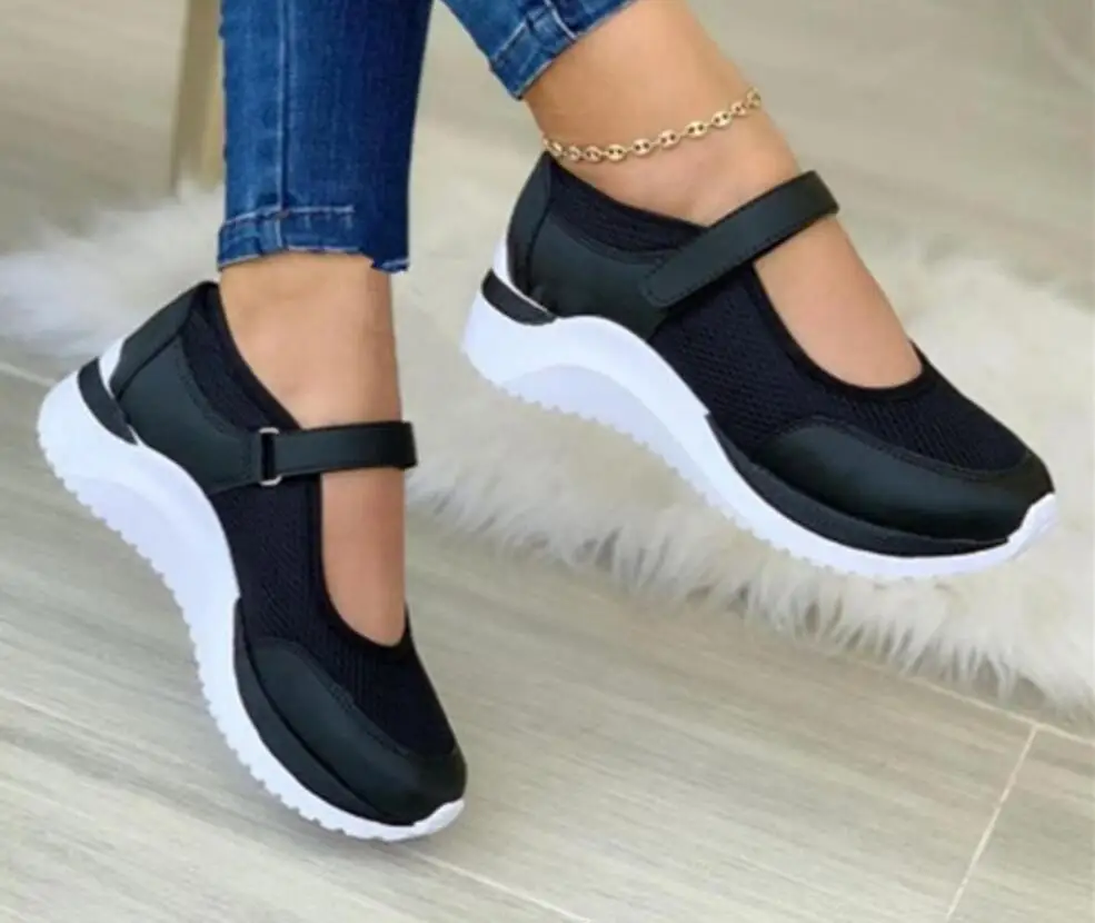 New mesh neakers Women Light Mesh Platform Hollow Out sandali scarpe Feminino scarpe sportive traspiranti scarpe basse da donna Large siz