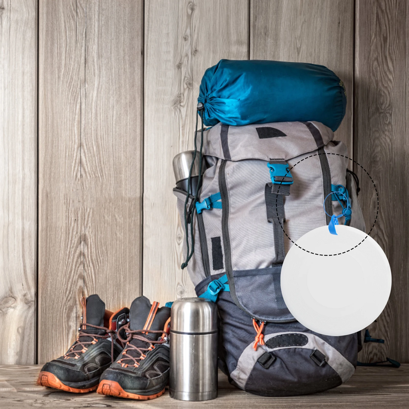 

10pcs Outdoor Flying Holder: Lightweight Plastic Disc Carrier With Quick Release Hook For Hiking Camping Heavy Duty Disc Clip