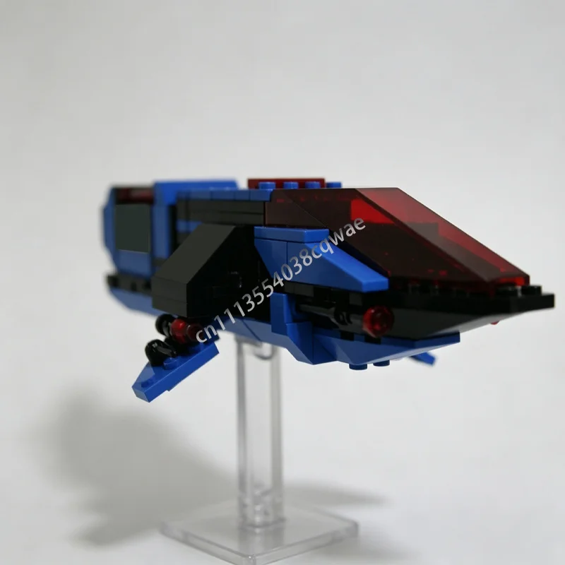 205Parts Galactic Peace Keeper Space Police Cruiser MOC Custom Building Blocks DIY Creative Assembly Model Toy Gift Collection