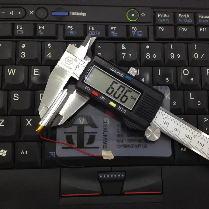 Полимерная литиевая батарея 3,7 В 601535   280 мАч ручка для записи, ручка для чтения, маленькая игрушка для видеокамеры