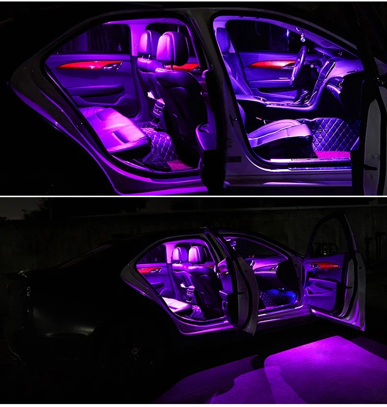 Für Volkswagen VW GOLF 4 5 6 7 MK7 Passat B5 B6 B7 B8 POLO 9N 9N3 6R 6C Scirocco Tiguan MK1 Auto Vordere Hintere Innenraum-LED-Leselampe – Detail 13