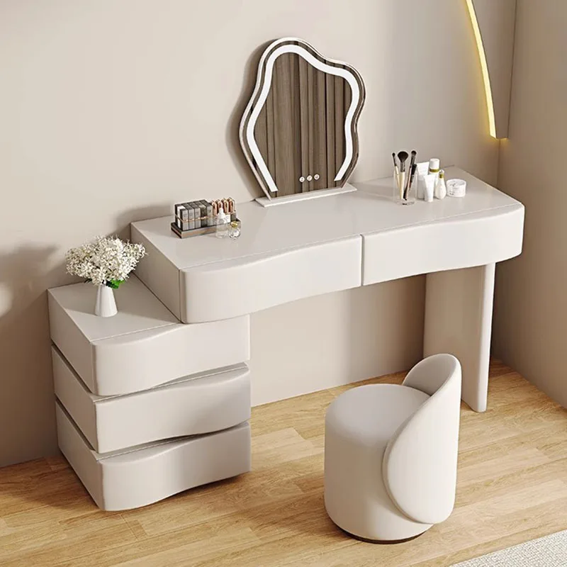 

Design Stool Dressing Table Mirror Organizer Storage Jewelry Dressing Table Drawers Nordic Meuble De Chambre Home Furniture