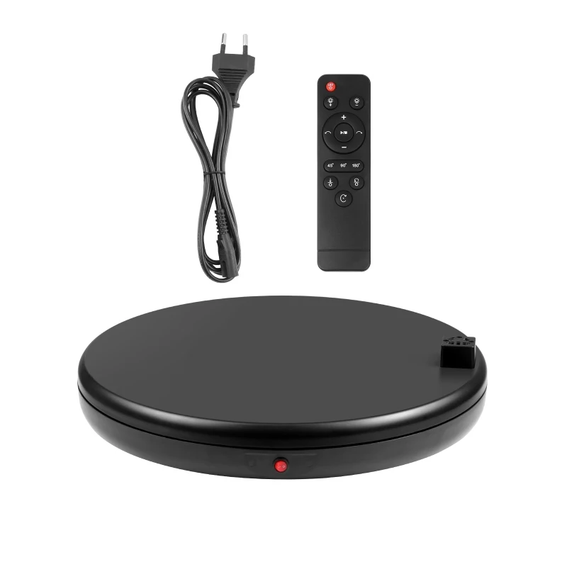 

Puluz 45cm Non-slip Bottom Display Stand Remote Control Load 100kg Adjustable Speed Rotating Electric Turntable