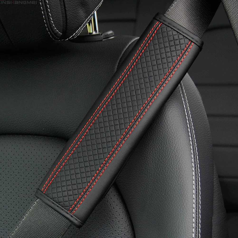 

PU Car Cover Protective Shoulder Pad Comfortable Strap Cover Auto Accessories Car Protector Protector