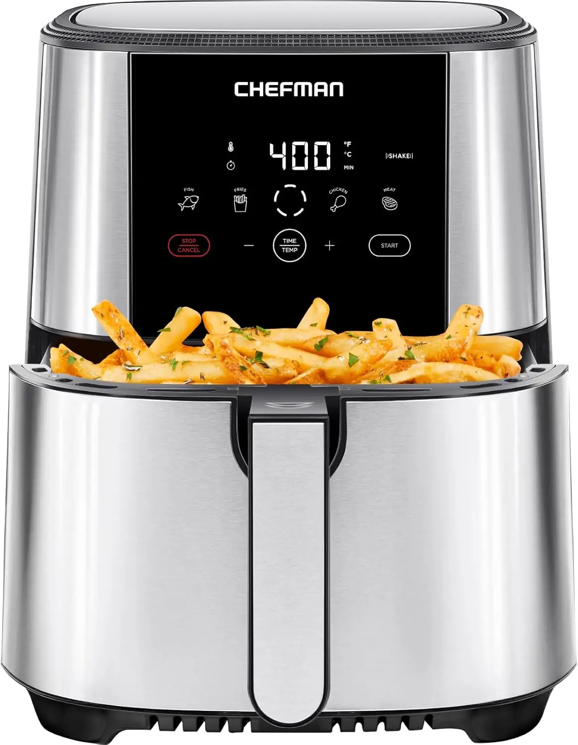 

5-Quart Air Fryer with Digital Presets, Cooks with 98% Less Oil, Easy Clean, Auto Shutoff