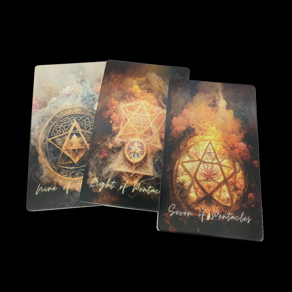 12x7cm High Quality energetically beautiful Tarot decks ever come Each card is a colorful work of art with Guide Book Divination