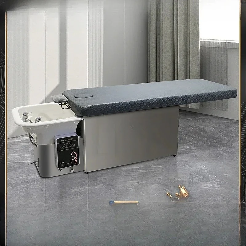 

Стул для шампуня для парикмахерской, тайский лежащий, полностью массажная кровать с циркуляцией воды и роликами